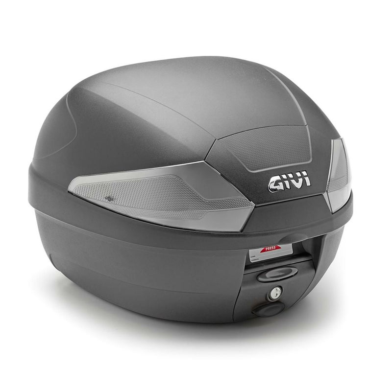 ジビ(GIVI) MONOLOCK 29L トップケース B29NT2 ブラック/スモークリフレクター ユニバーサルベースプレート付_1
