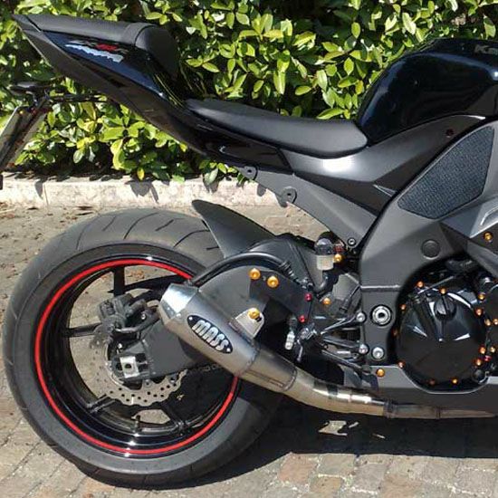 ZX-10R 08-09 Trombカーブチタン スリップオンマフラー MASS Exhaust