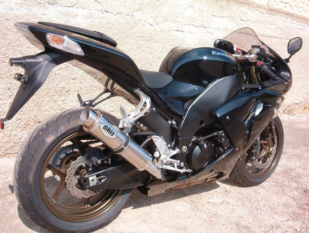 ZX-10R 06-07 GP1 チタン ローサイド スリップオンマフラー MASS