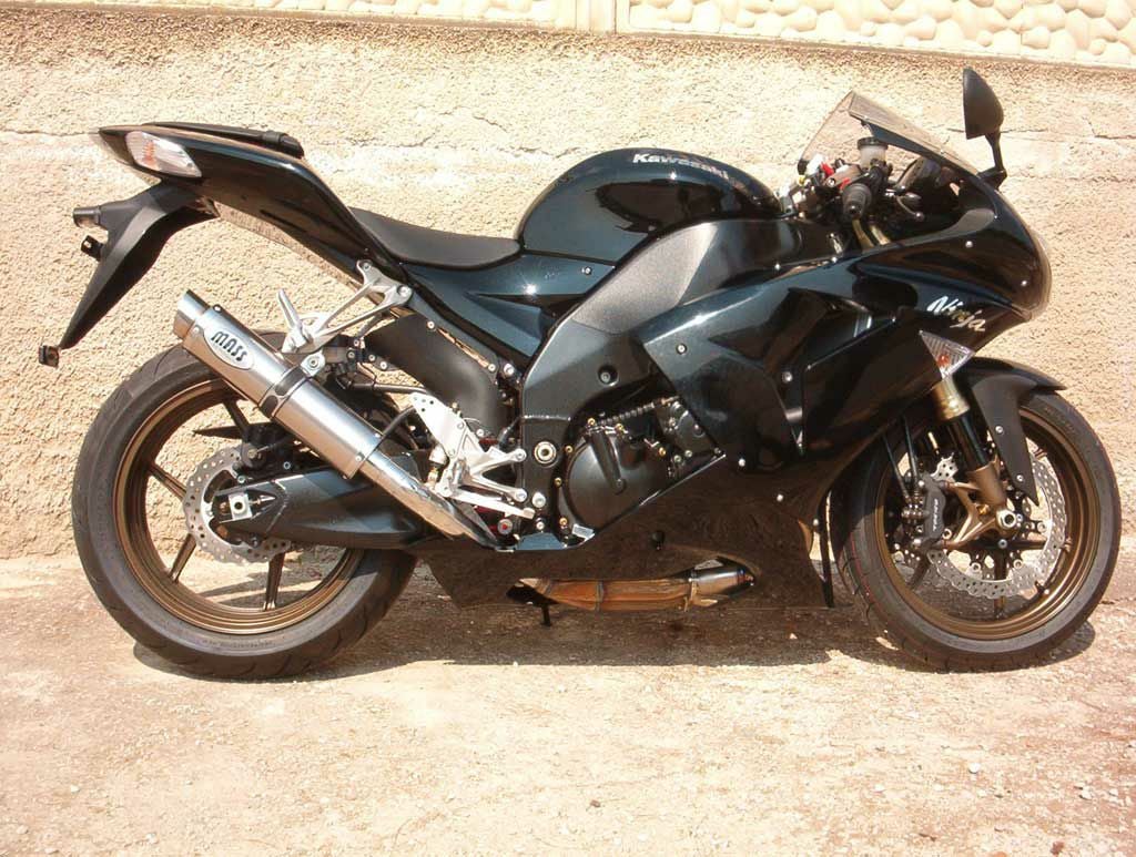 ZX-10R 06-07 GP1 チタン ローサイド スリップオンマフラー MASS