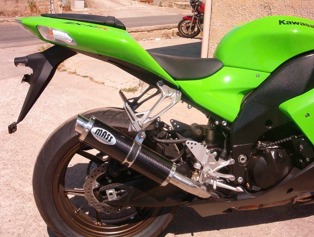 ZX-10R 06-07 GP1 カーボン ローサイド スリップオンマフラー MASS