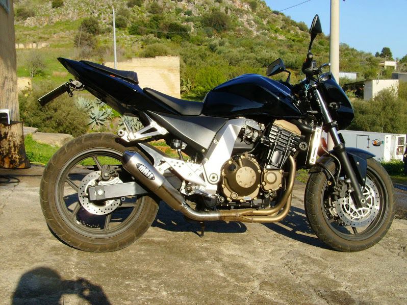 Z750 07-14 Trombカーブチタン スリップオンマフラー MASS Exhaust