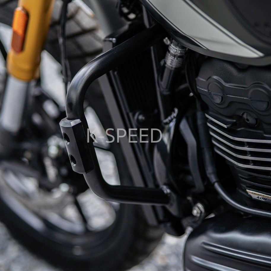 トライアンフ スクランブラー400X/スピード400 エンジンガード Diabolus ブラック K-SPEED_1