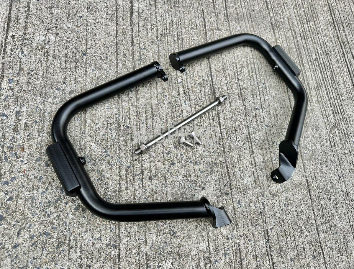 トライアンフ スクランブラー400X/スピード400 エンジンガード Diabolus ブラック K-SPEED_2