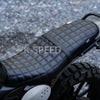 トライアンフ スピード400 シート Diabolus スクエアパターン ブラック K-SPEED_1