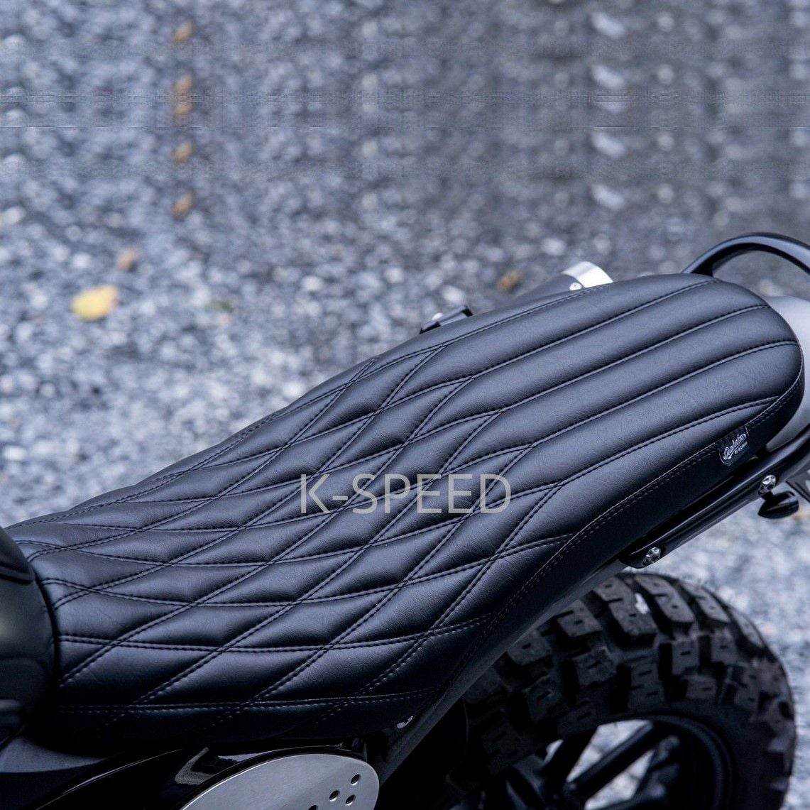 トライアンフ スクランブラー400X/スピード400 シート Diabolus ミックススタイル ブラック K-SPEED_1