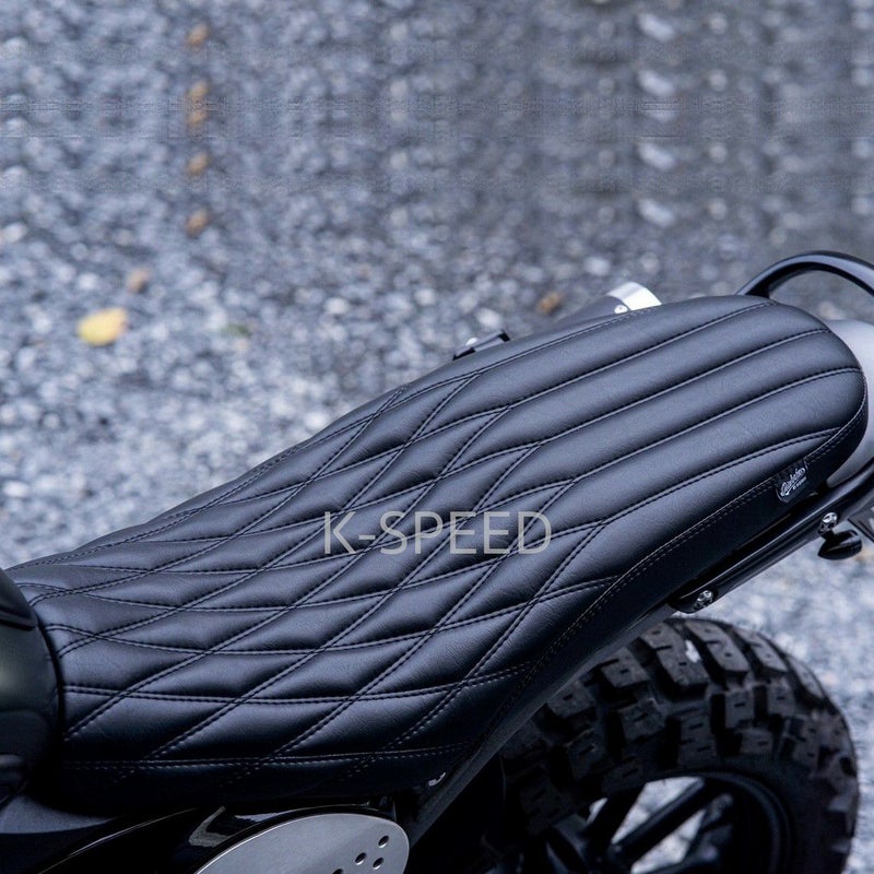 トライアンフ スクランブラー400X/スピード400 シート Diabolus ミックススタイル ブラック K-SPEED_1