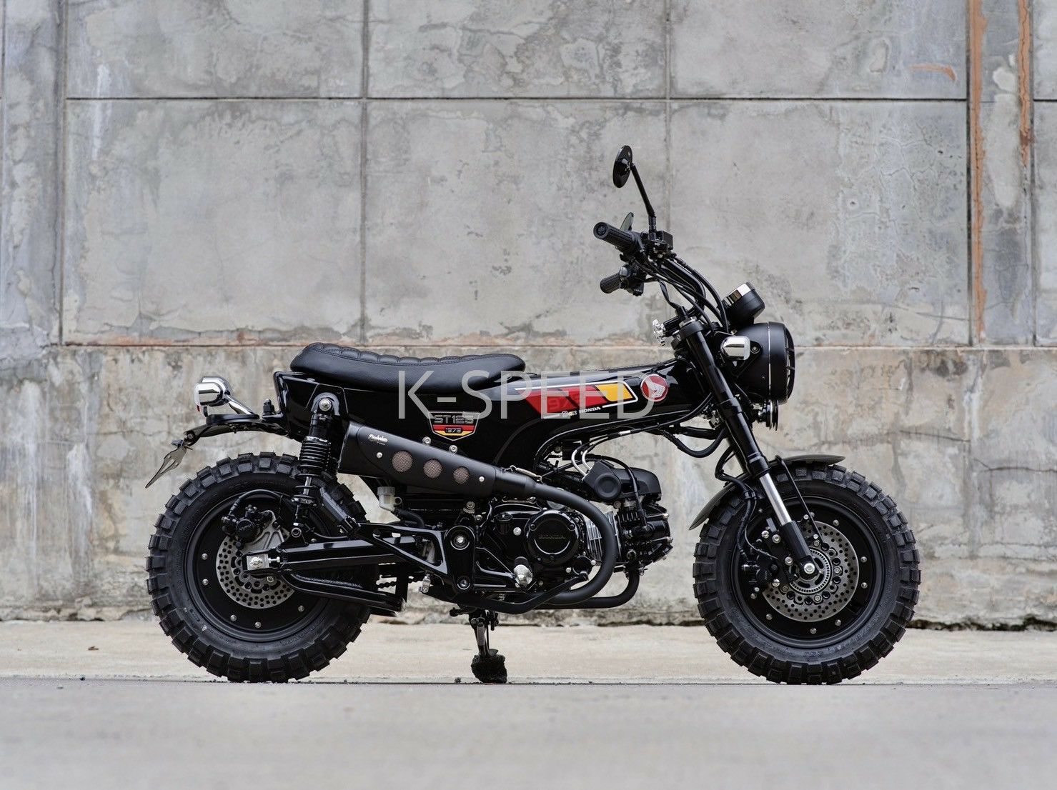ホンダ ダックス125 フルエキゾーストマフラー ショートスタイル