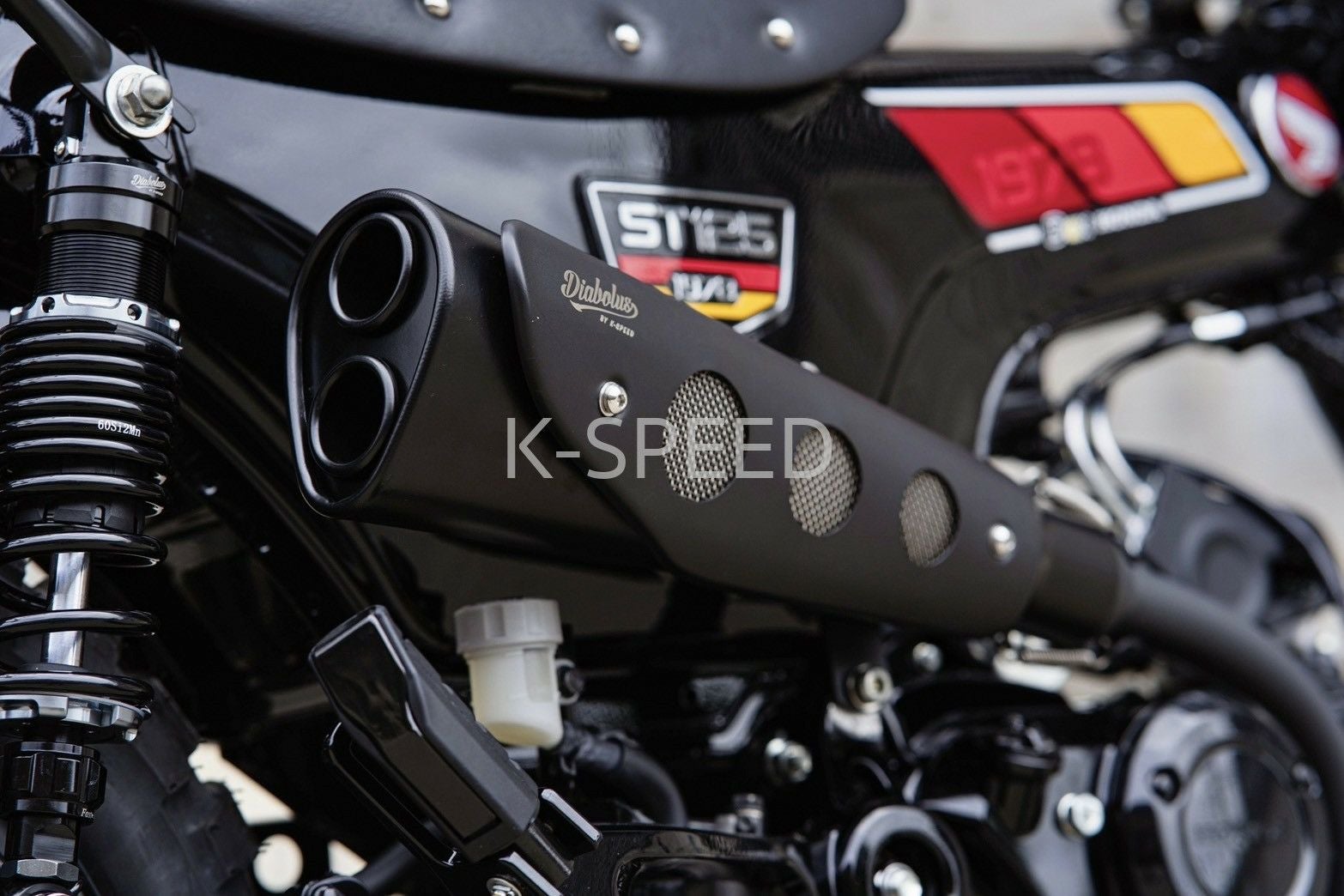 ホンダ ダックス125 フルエキゾーストマフラー ショートスタイル