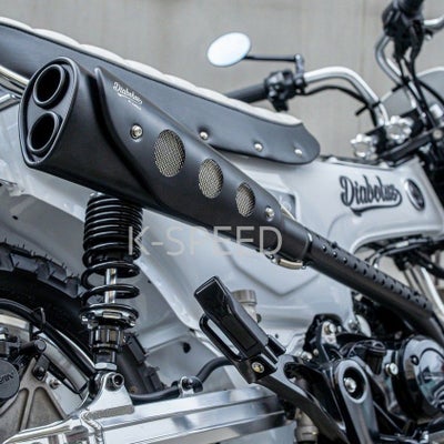 ホンダ ダックス125 フルエキゾーストマフラー レトロスタイル 
