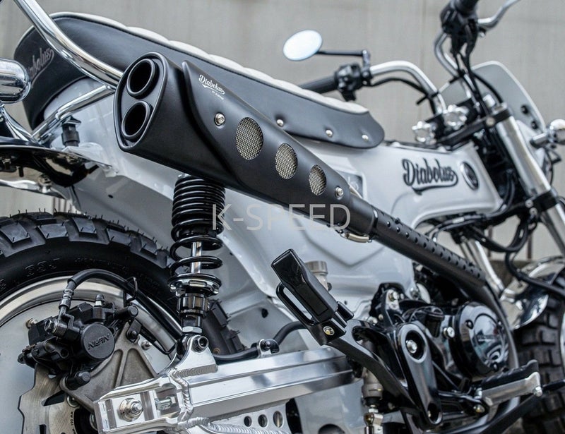 ホンダ ダックス125 フルエキゾーストマフラー レトロスタイル 