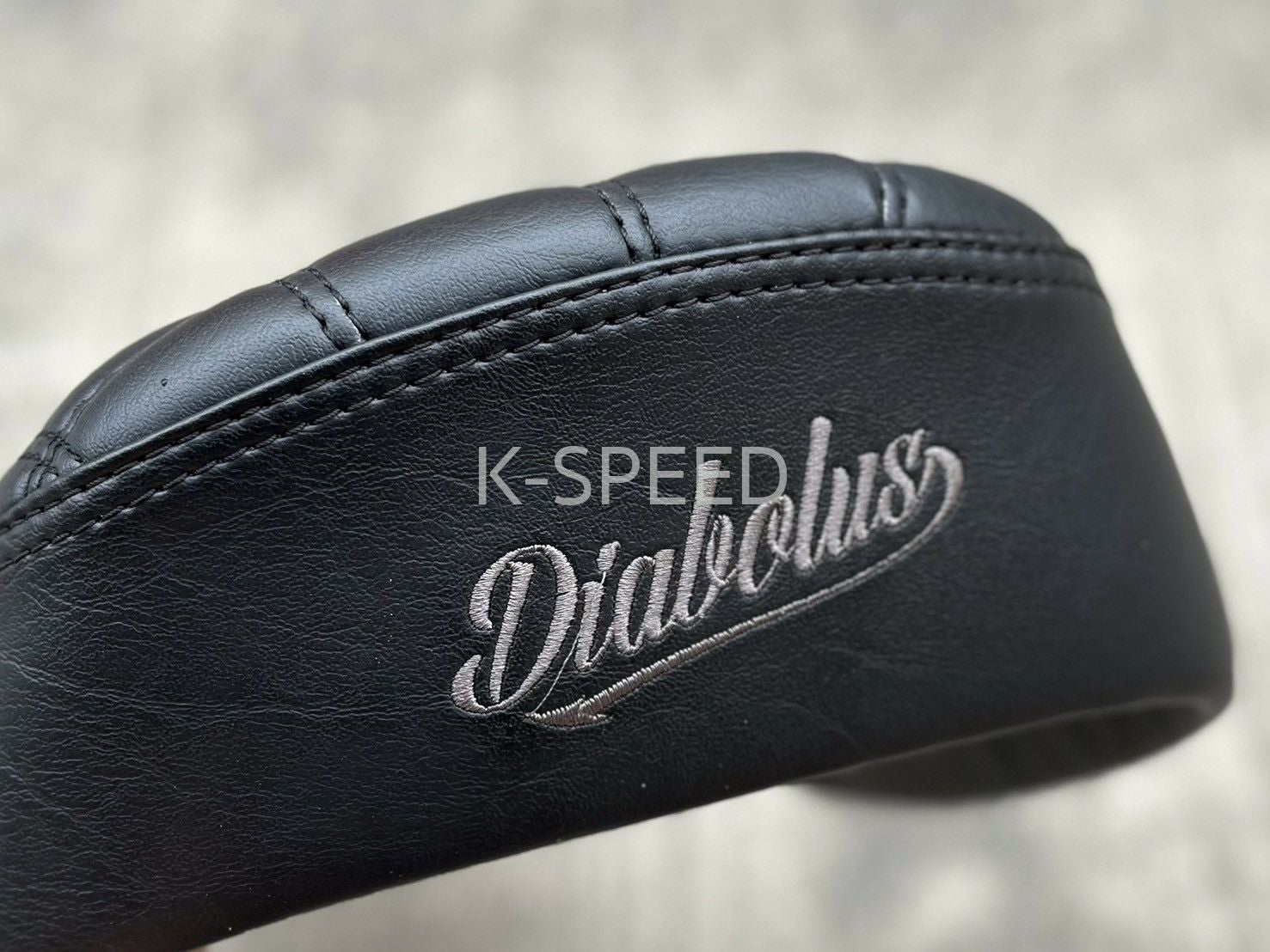 ホンダ ダックス125 シート スクエアパターン Diabolus ブラック K