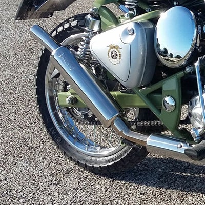 ロイヤルエンフィールド ブリットトライアルズ500 ボトルステンレス 