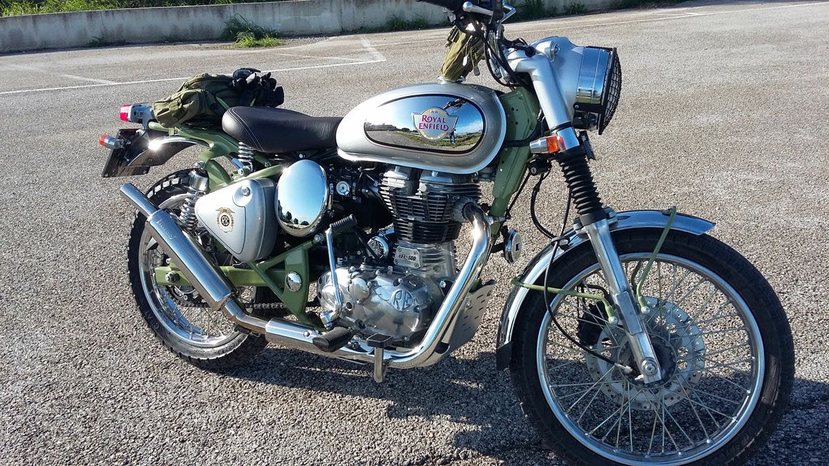 ロイヤルエンフィールド ブリット500 GPR スリップオンマフラー ロイヤルエンフィールド ブリットトライアルズ500 ボトルステンレス