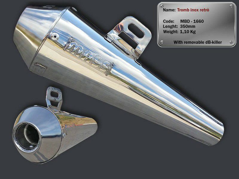 ロイヤルエンフィールド クラシック500 Trombレトロ ステンレス
