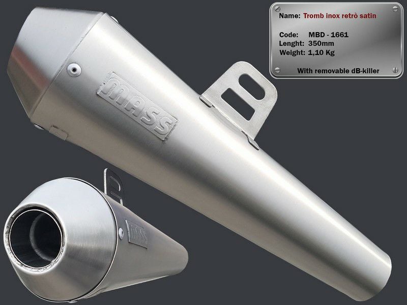 ロイヤルエンフィールド クラシック500 Trombレトロ ステンレス