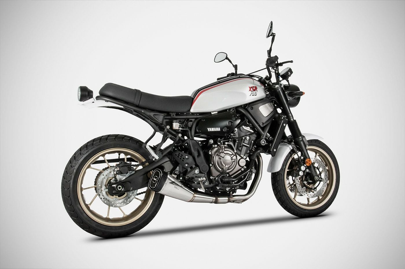 ヤマハ MT-07 XSR700 2014～2021～ フルエキゾーストマフラー ブラック