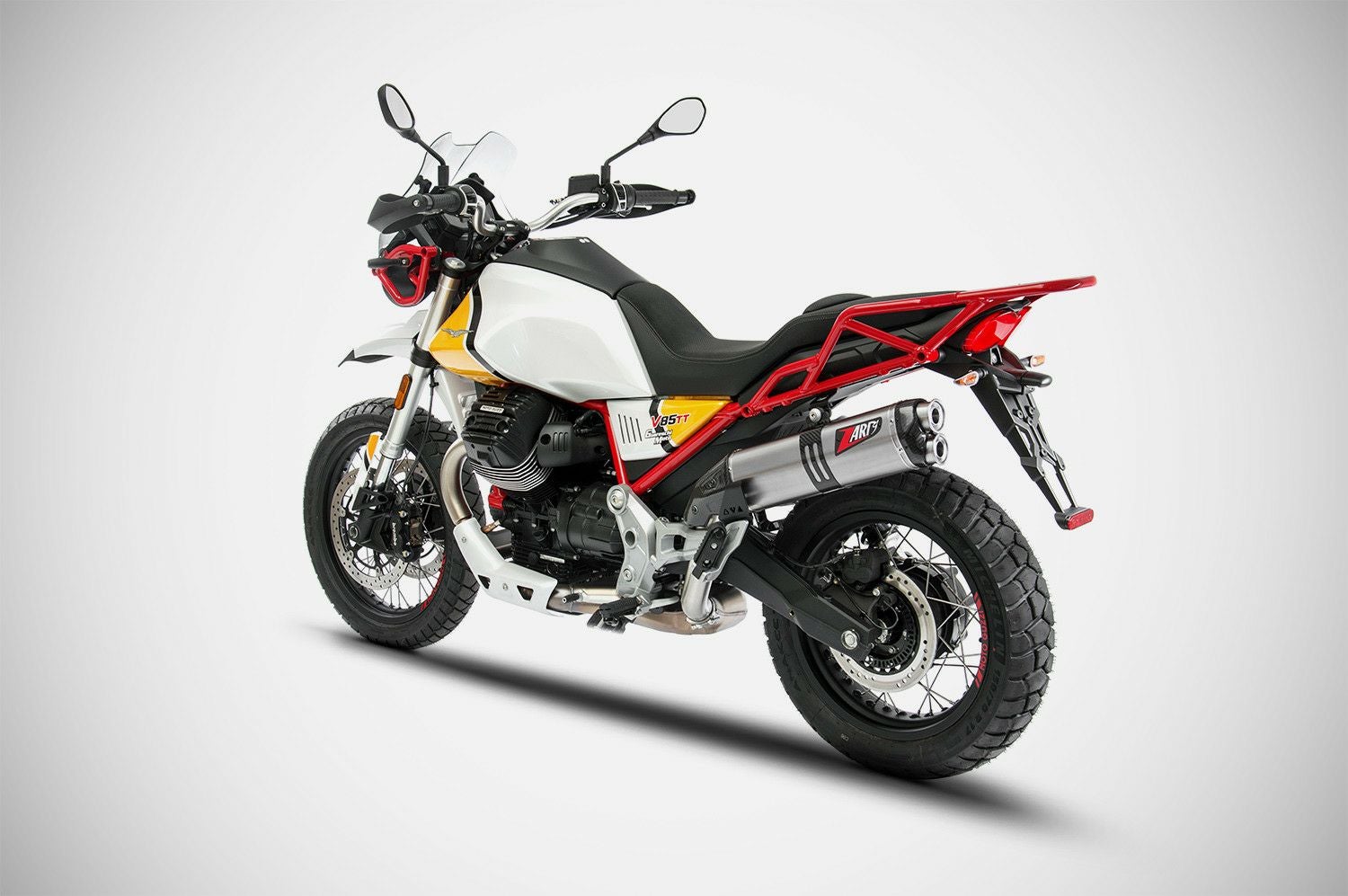 V85TT 19- スリップオンマフラー Eマーク付き ステンレス サテン ZARD