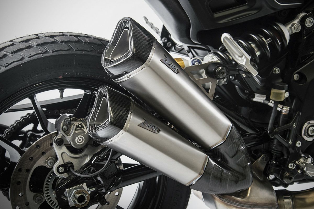 FTR1200 18-20 スリップオンマフラー チタン レースタイプ ZARD