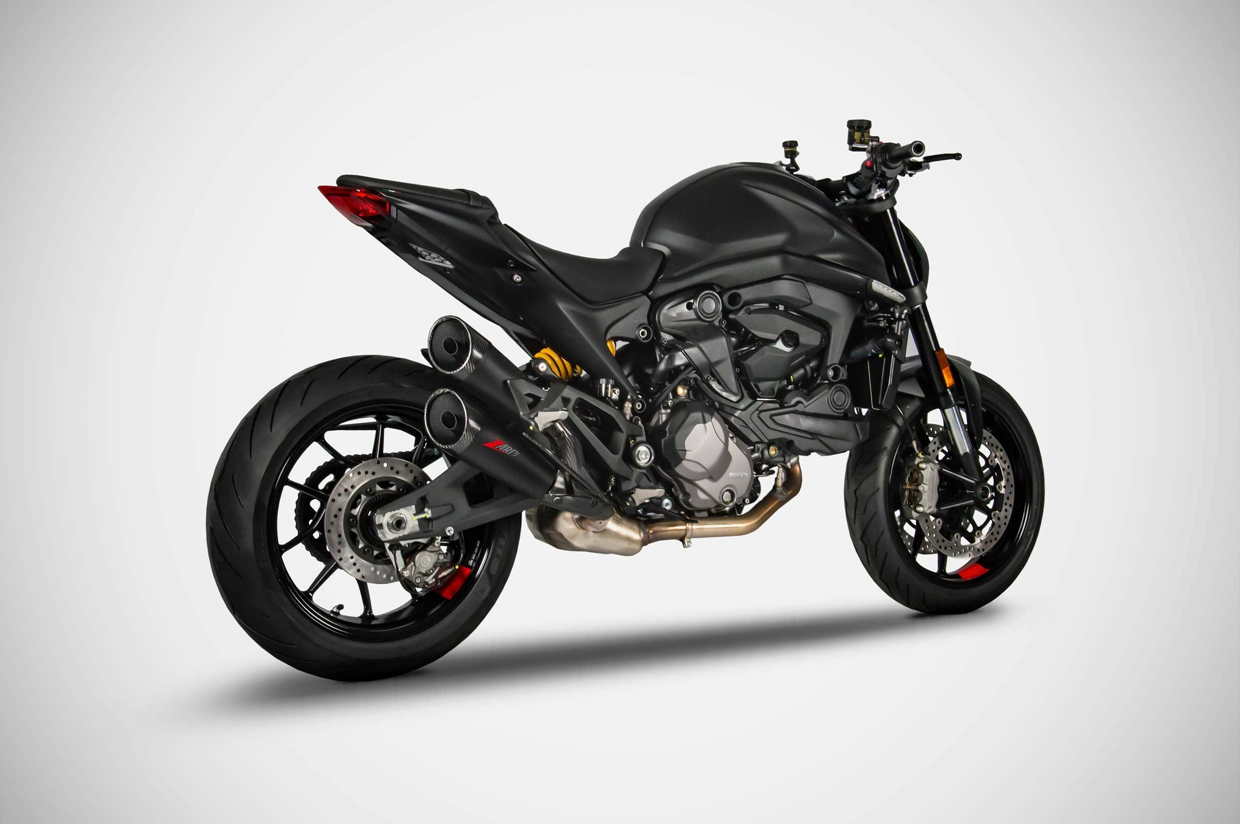 DUCATI モンスター937 21- ブラック/カーボン スリップオンマフラー