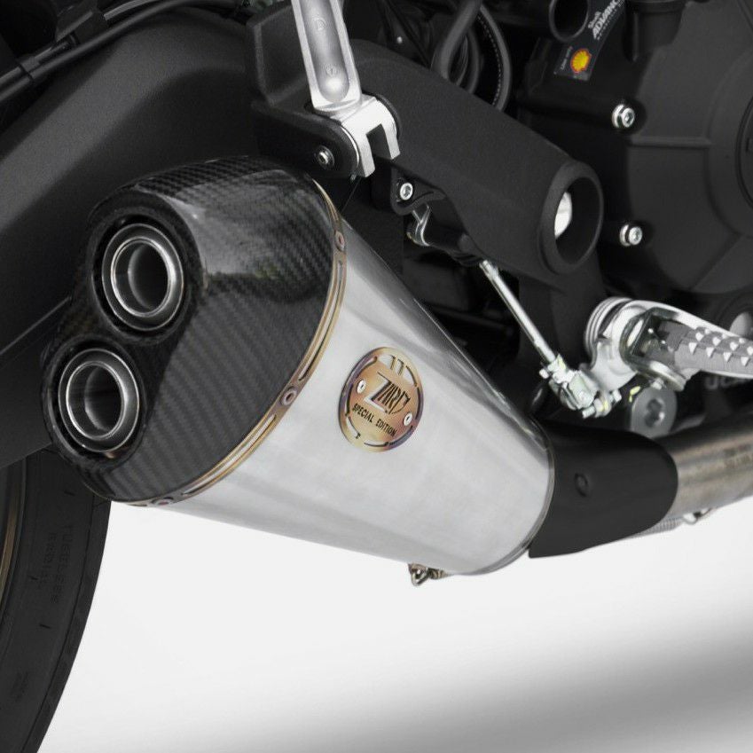 DUCATI モンスター797 17-19 スリップオンマフラー Eマーク付き ZARD