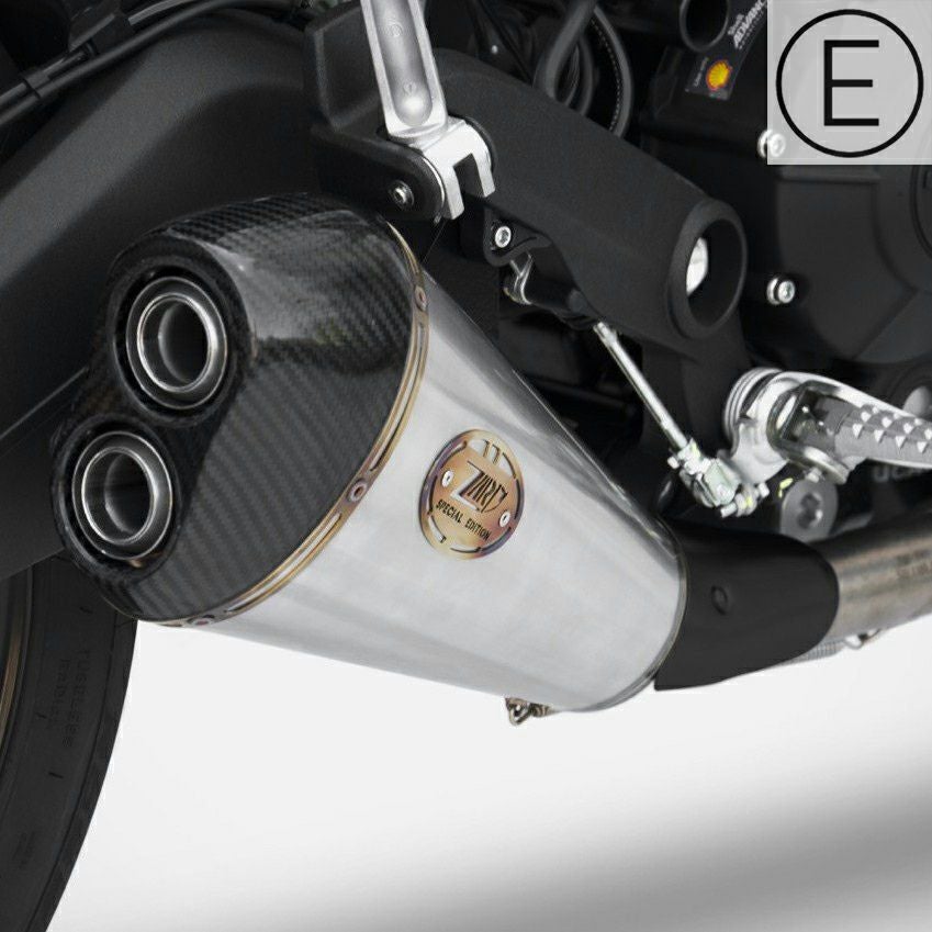 DUCATI モンスター797 17-19 スリップオンマフラー Eマーク付き ZARD