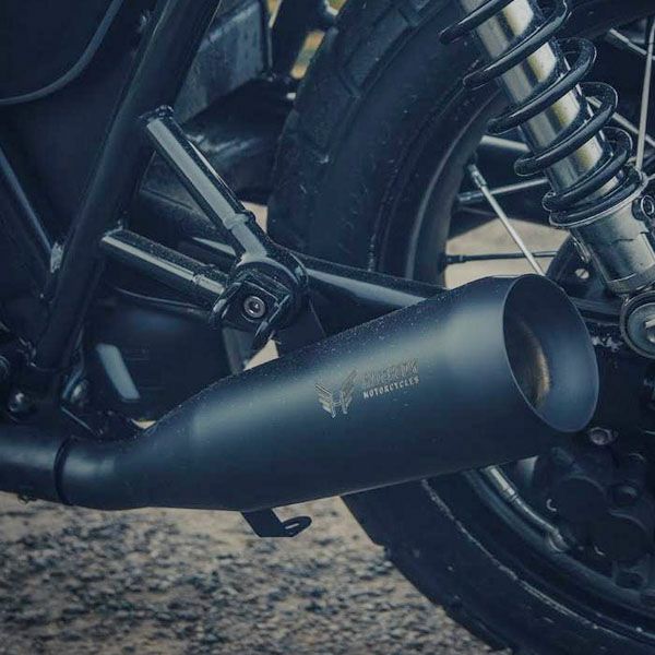 DAIWAサイレンサー マフラー　トライアンフ ボンネビルT120 2016～ トライアンフ ボンネビル T120 16～ スリップオンマフラー ブラッシュ