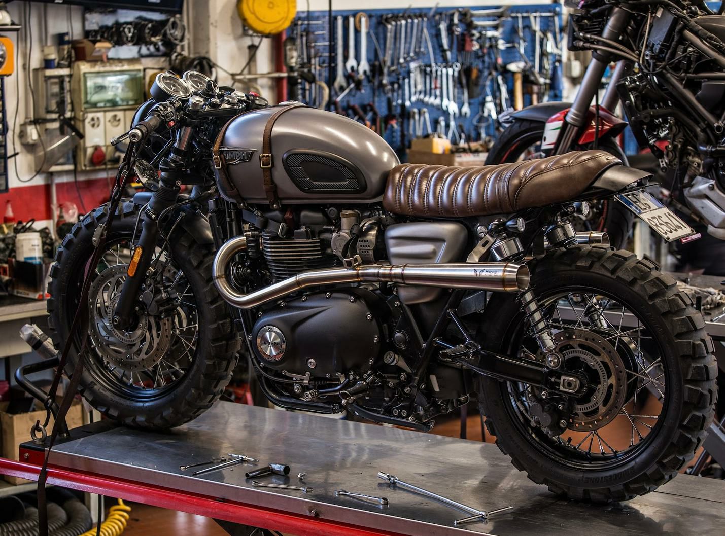 トライアンフ ボンネビルT120 ハイマウント（コーン） フル