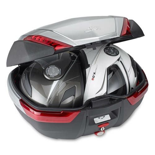 ジビ(GIVI) MONOKEY トップケース V47 アルミ+レッドリフレクター V47N 