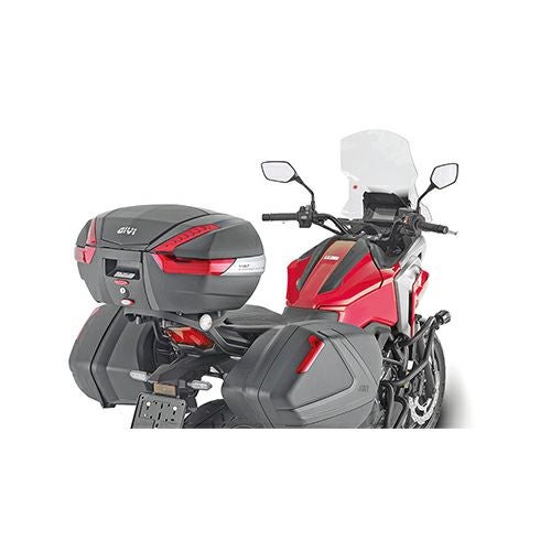 ジビ(GIVI) MONOKEY トップケース V47 アルミ+レッドリフレクター V47N