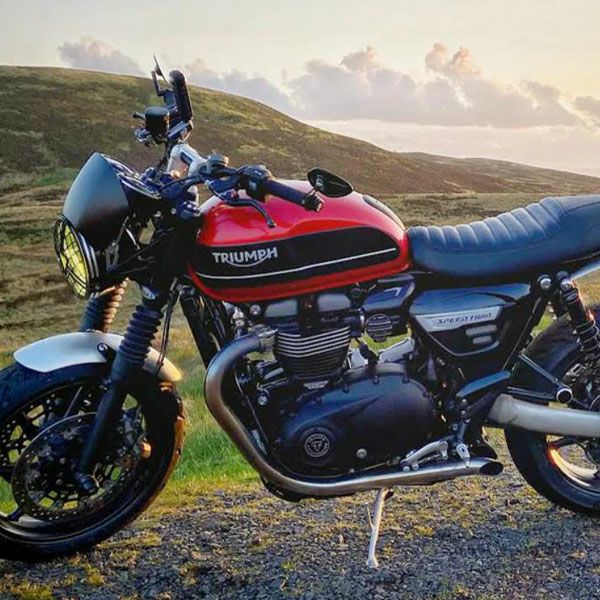 トライアンフスリップオンマフラー トライアンフ スピード 400 スリップオンマフラー HITCHCOX | バイク