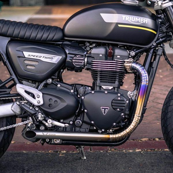 トライアンフ スピードツイン1200 ドラッグパイプ スリップオン