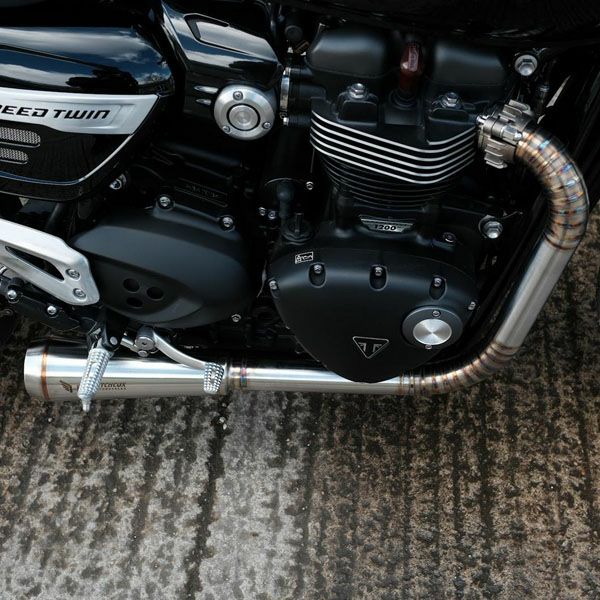 トライアンフ スピードツイン1200 ローマウント フルエキゾーストシステム HITCHCOX_1