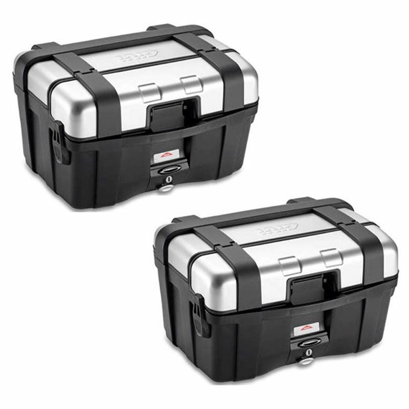 ジビ(GIVI) MONOKEY TREKKER アルミ蓋ケース TRK46N左右2個セット