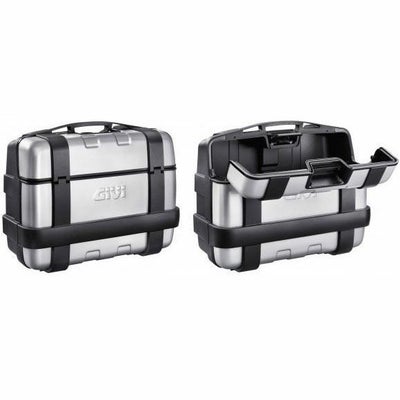 ジビ(GIVI) MONOKEY TREKKER アルミ蓋ケース TRK33N左右2個セット 