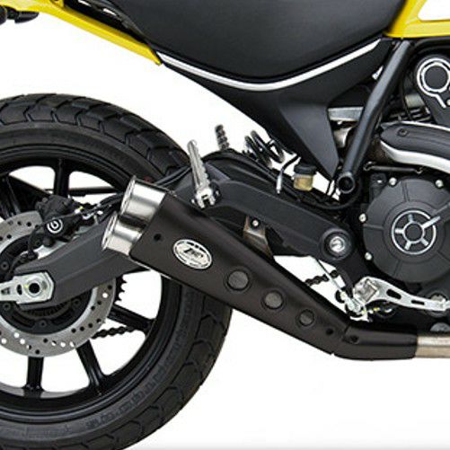 DUCATI スクランブラースリップオンマフラー 21-22 LOW MOUNTED レース