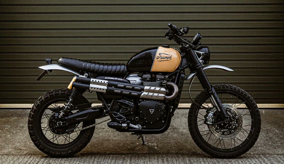 トライアンフ スクランブラー 1200 XE/XC 24～ コニカルエンドスリップ