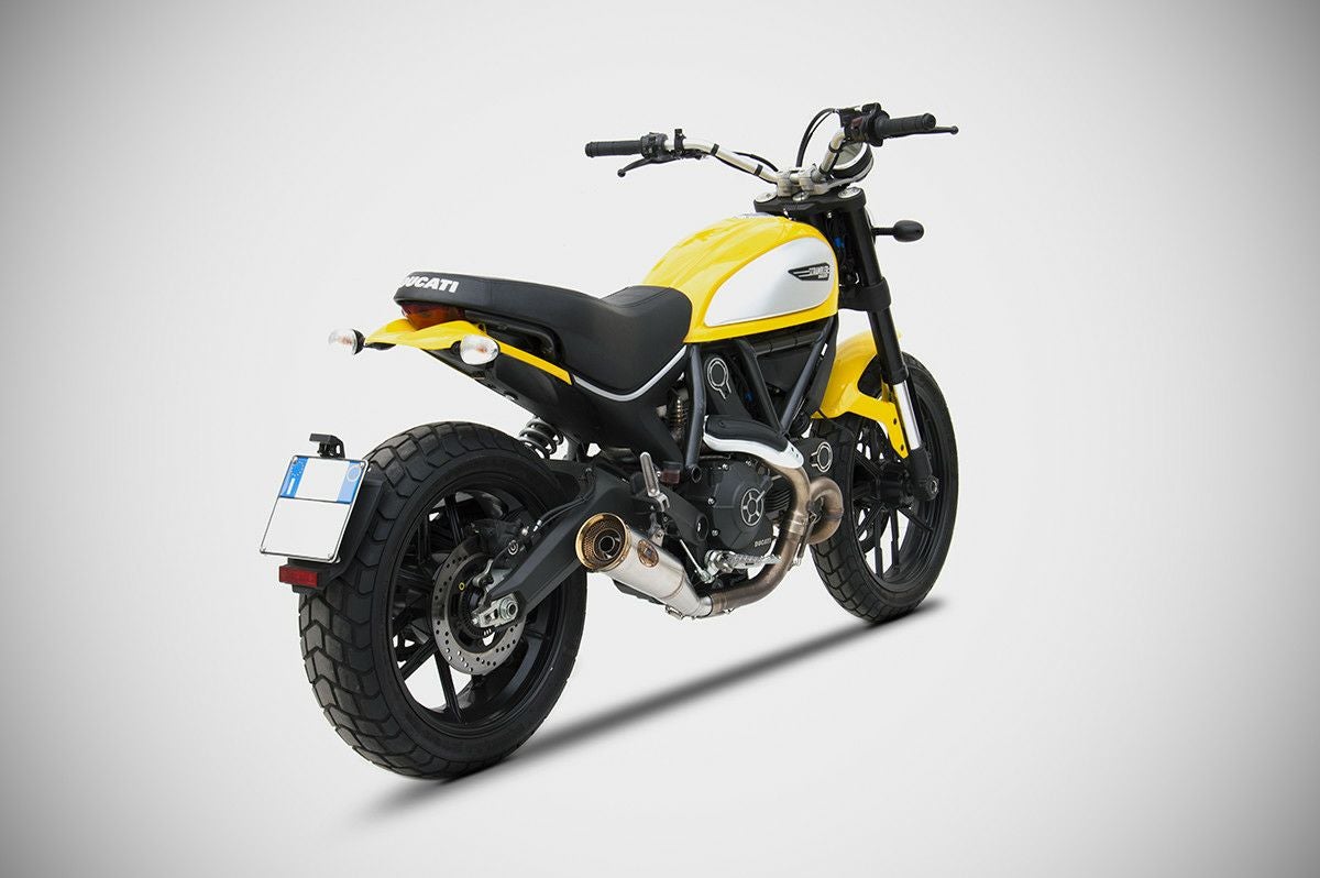 [美品] ドゥカティ スクランブラー800 ZARD スリップオン DUCATI スクランブラー800 15-20 スリップオンマフラー 