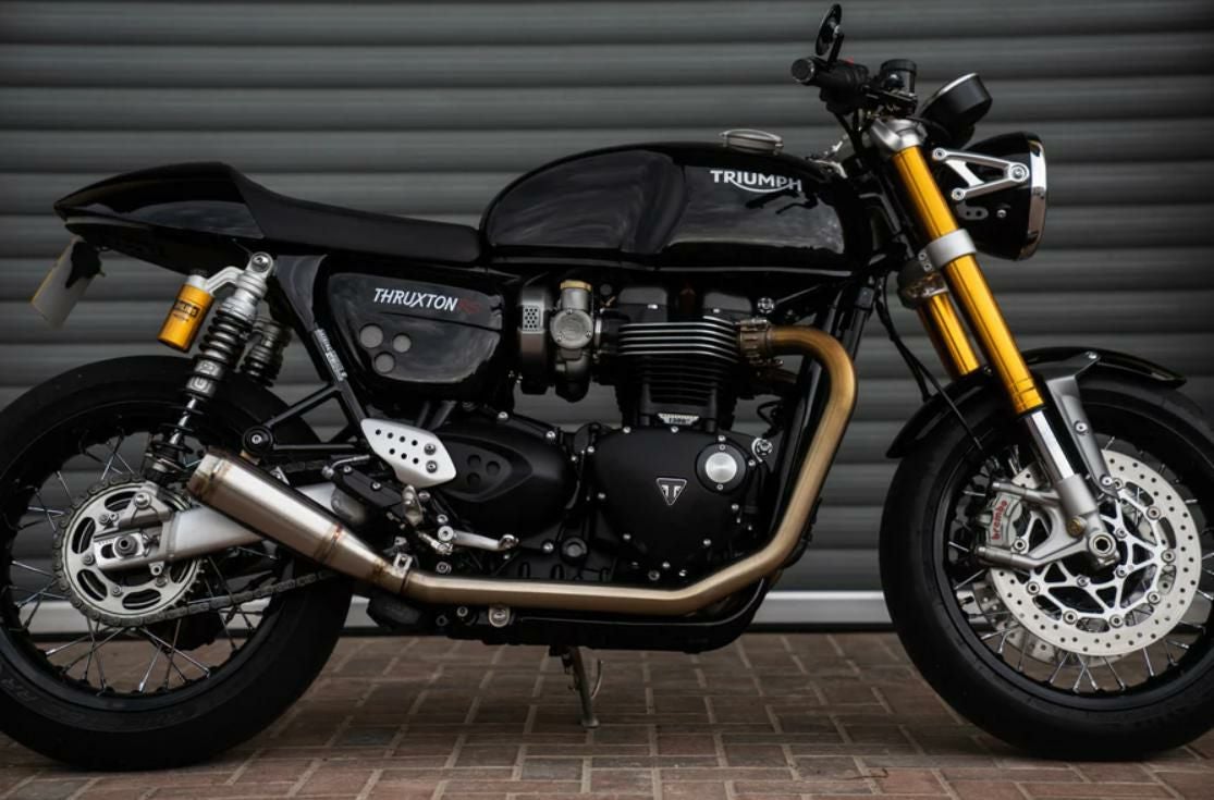 トライアンフ スラクストン 1200 R/RSスリップオンマフラー HITCHCOX
