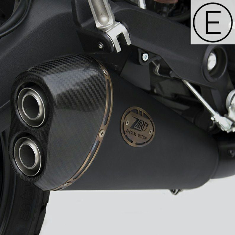DUCATI スクランブラー800 17-20 スリップオンマフラー ブラック