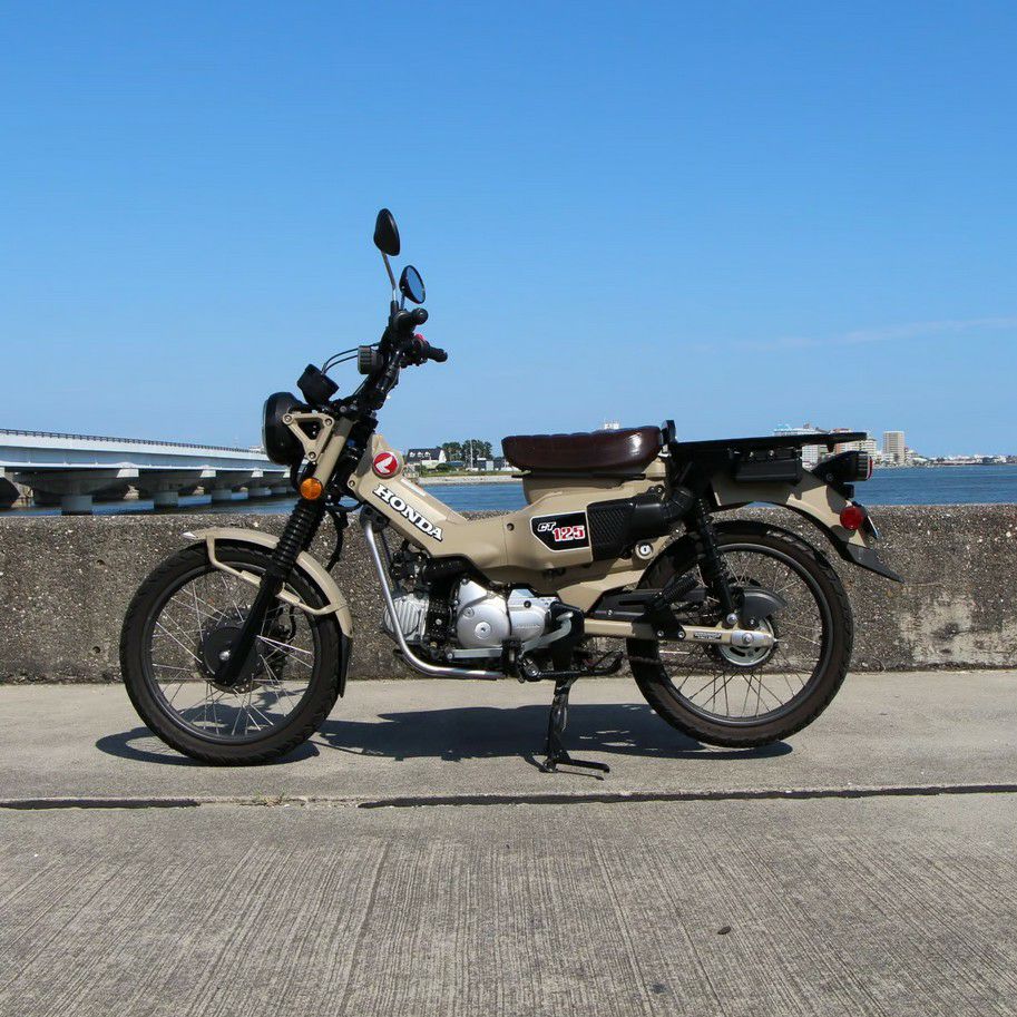 ハンターカブ CT125 ゲル入りローシート 【艶濃ブラウン】 G-Series