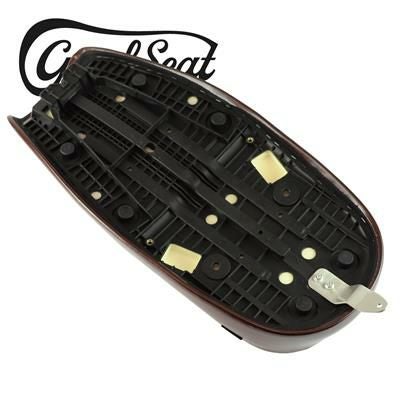 ホンダ GB350 シート タックロール ブラウン 
