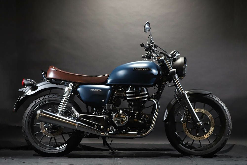 ホンダ GB350 シート タックロール ブラウン 