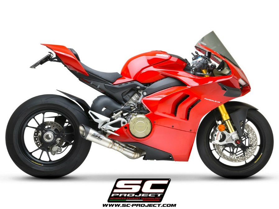 DUCATI パニガーレV4/V4S 2021 スリップオンマフラー S1 チタン SC