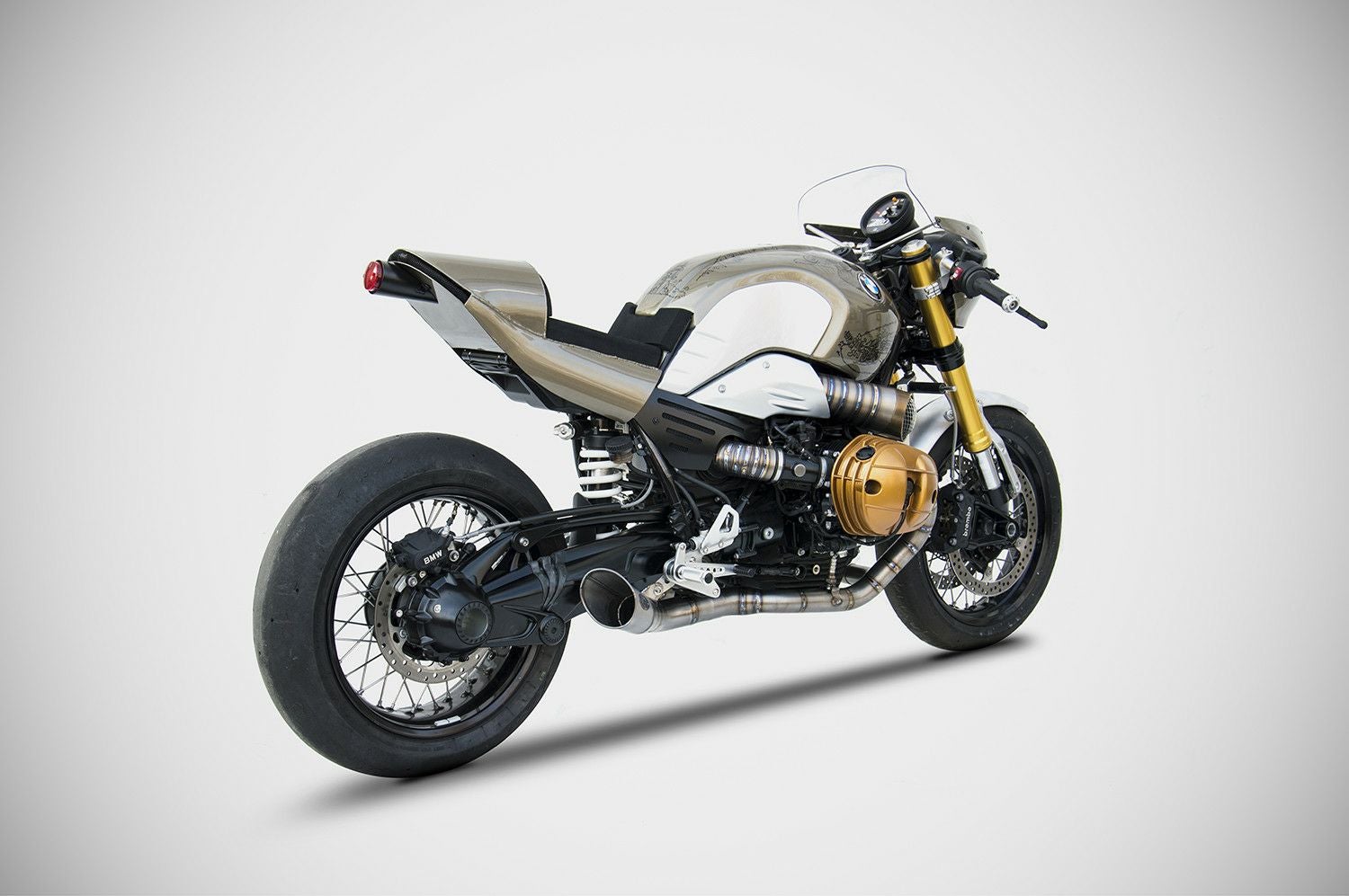 RnineT 15-20 フルエキゾーストマフラー チタン レース用 ZARD