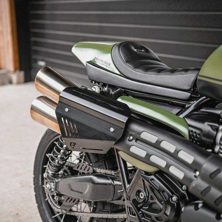 トライアンフ スクランブラー1200 ヒートガード ブラック RAISCH