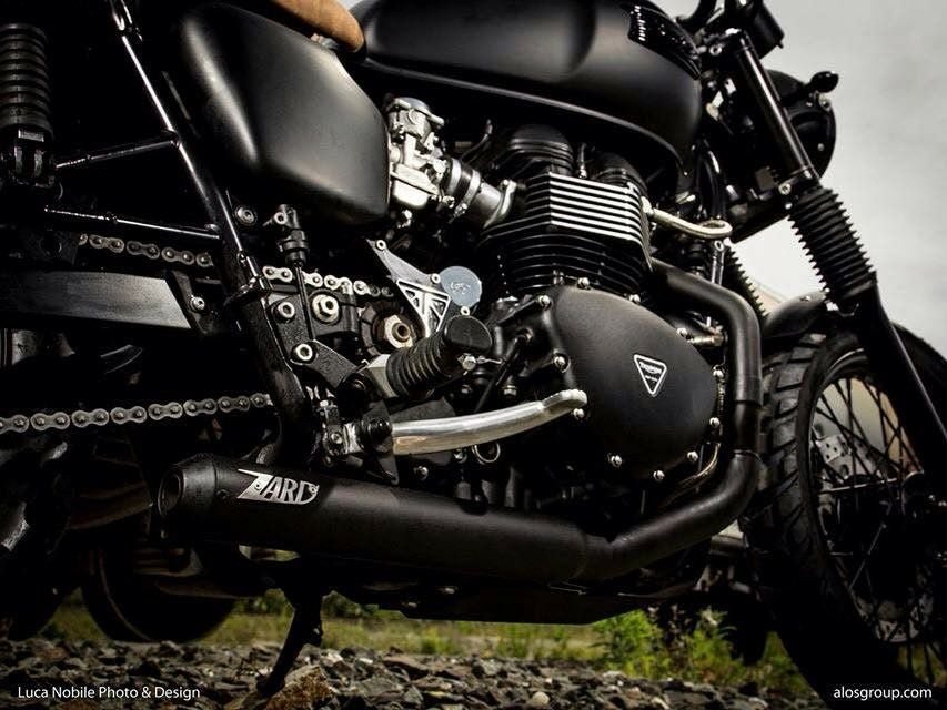 空冷ボンネビル T100/スラクストン900 フルエキゾーストマフラー