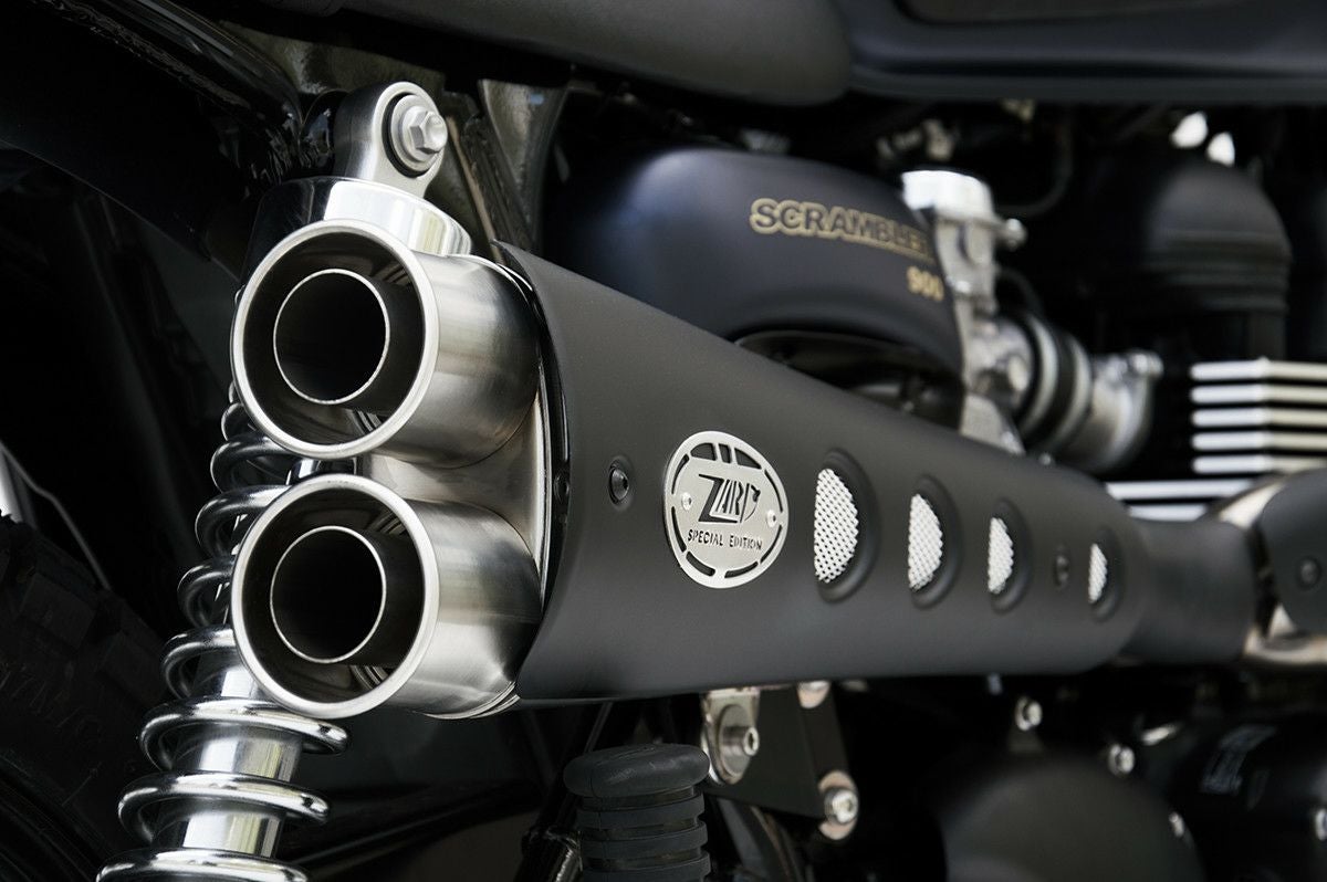 空冷 スクランブラー900 フルエキゾーストマフラー 