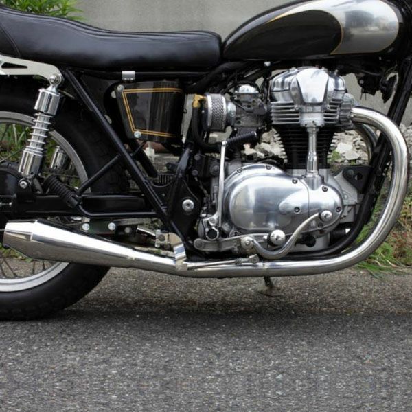 W650 ステンレス2in1 Tromb フルエキゾーストマフラー MASS Exhaust