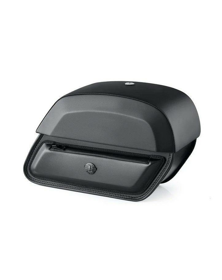 カワサキ エリミネーター サドルバッグ ブラックレザー 28L 左右セット